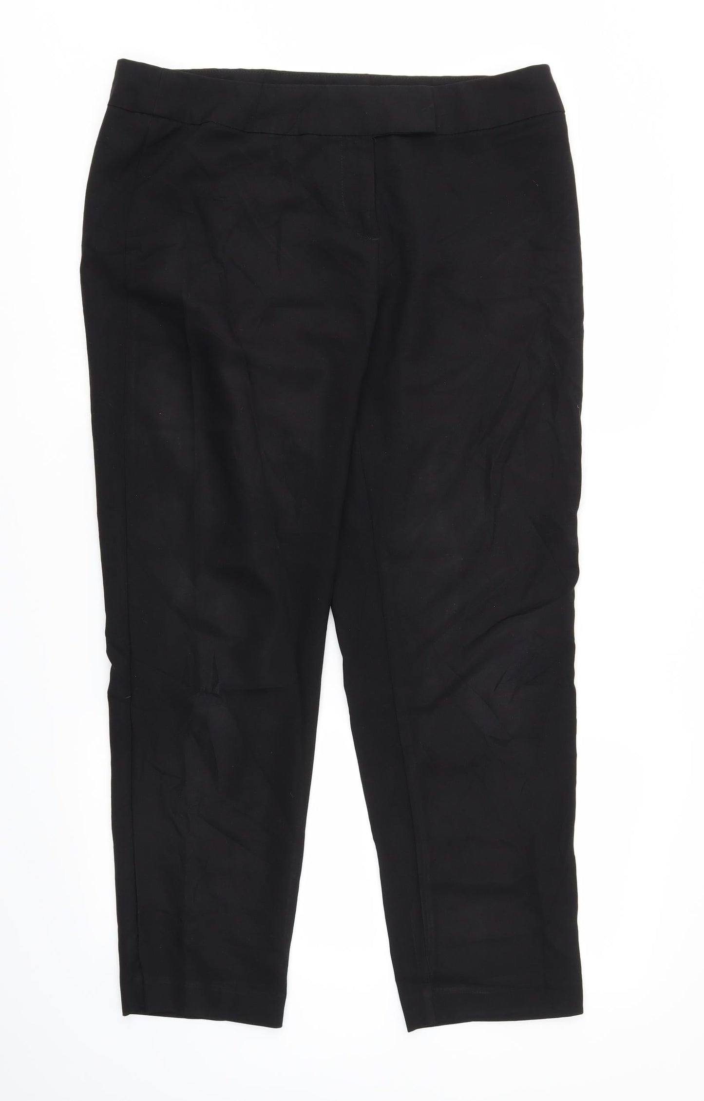 George Womens Black   Trousers  Size 16 L25 in