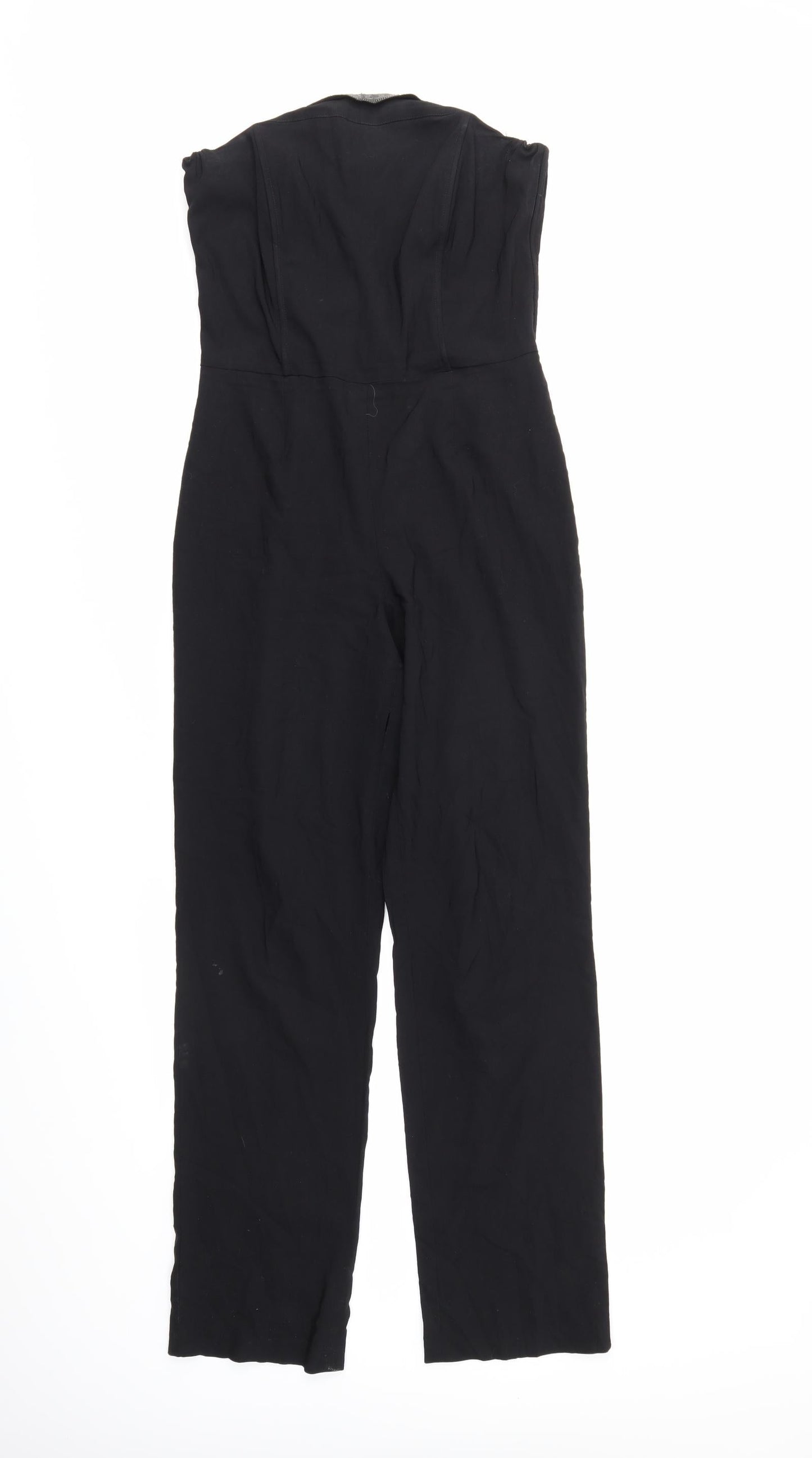 Shape FX Womens Black   Jumpsuit One-Piece Size 6 L28 in
