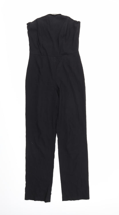 Shape FX Womens Black   Jumpsuit One-Piece Size 6 L28 in