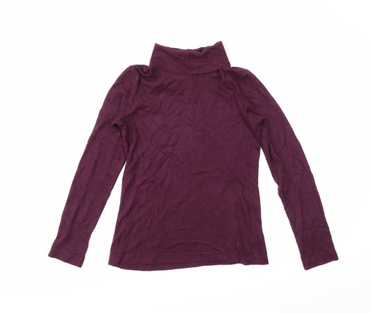 Womens UK Size XS Preworn Purple Tunic T-Shirt