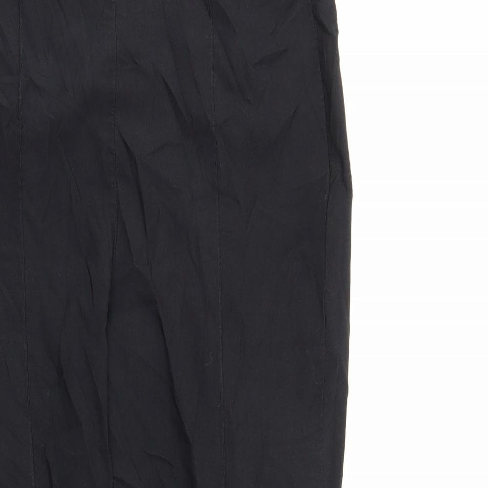 Womens UK Size 8 ASOS Regular Fit  Black Trousers