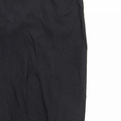 Womens UK Size 8 ASOS Regular Fit  Black Trousers