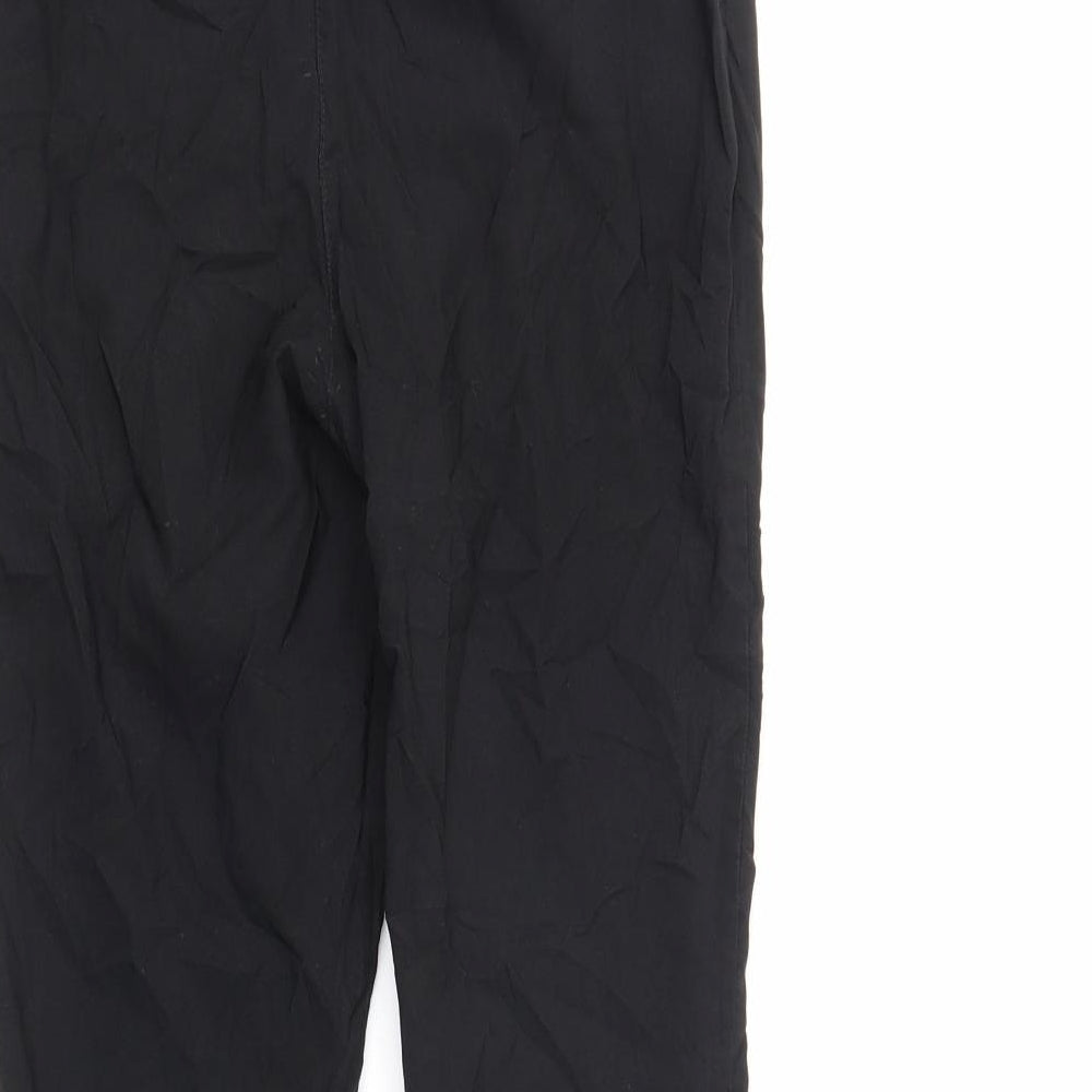Womens UK Size 8 ASOS Regular Fit  Black Trousers