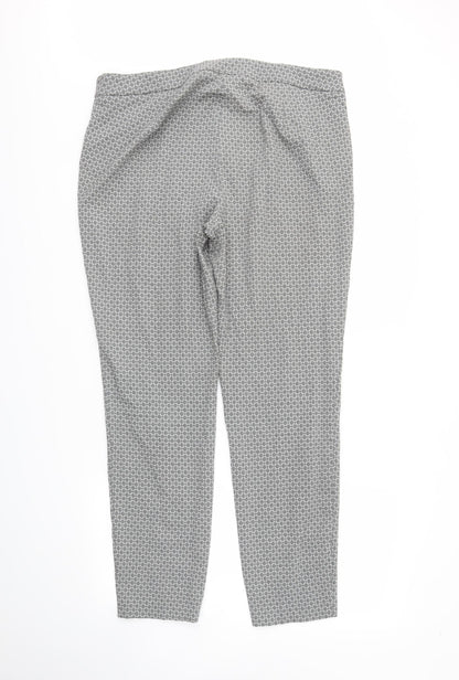 Womens UK Size 16 M&s Regular Fit  Grey Trousers