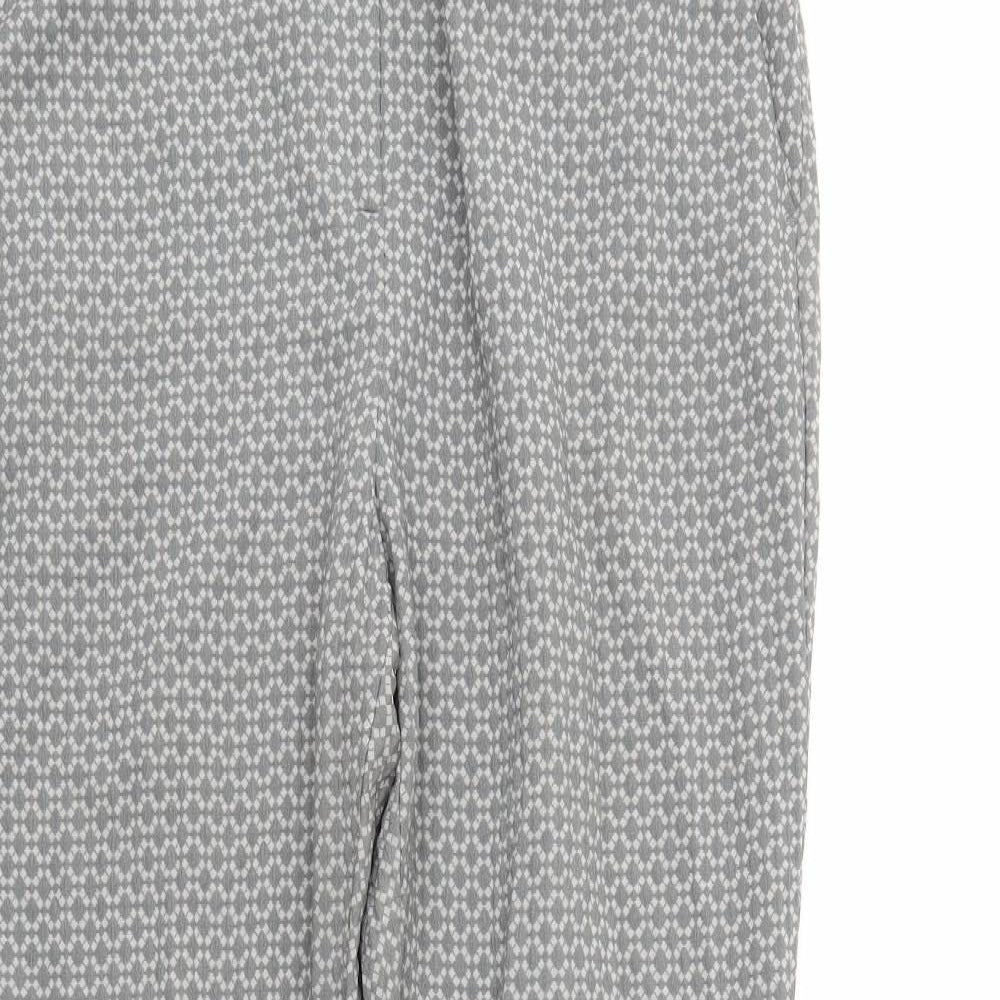 Womens UK Size 16 M&s Regular Fit  Grey Trousers