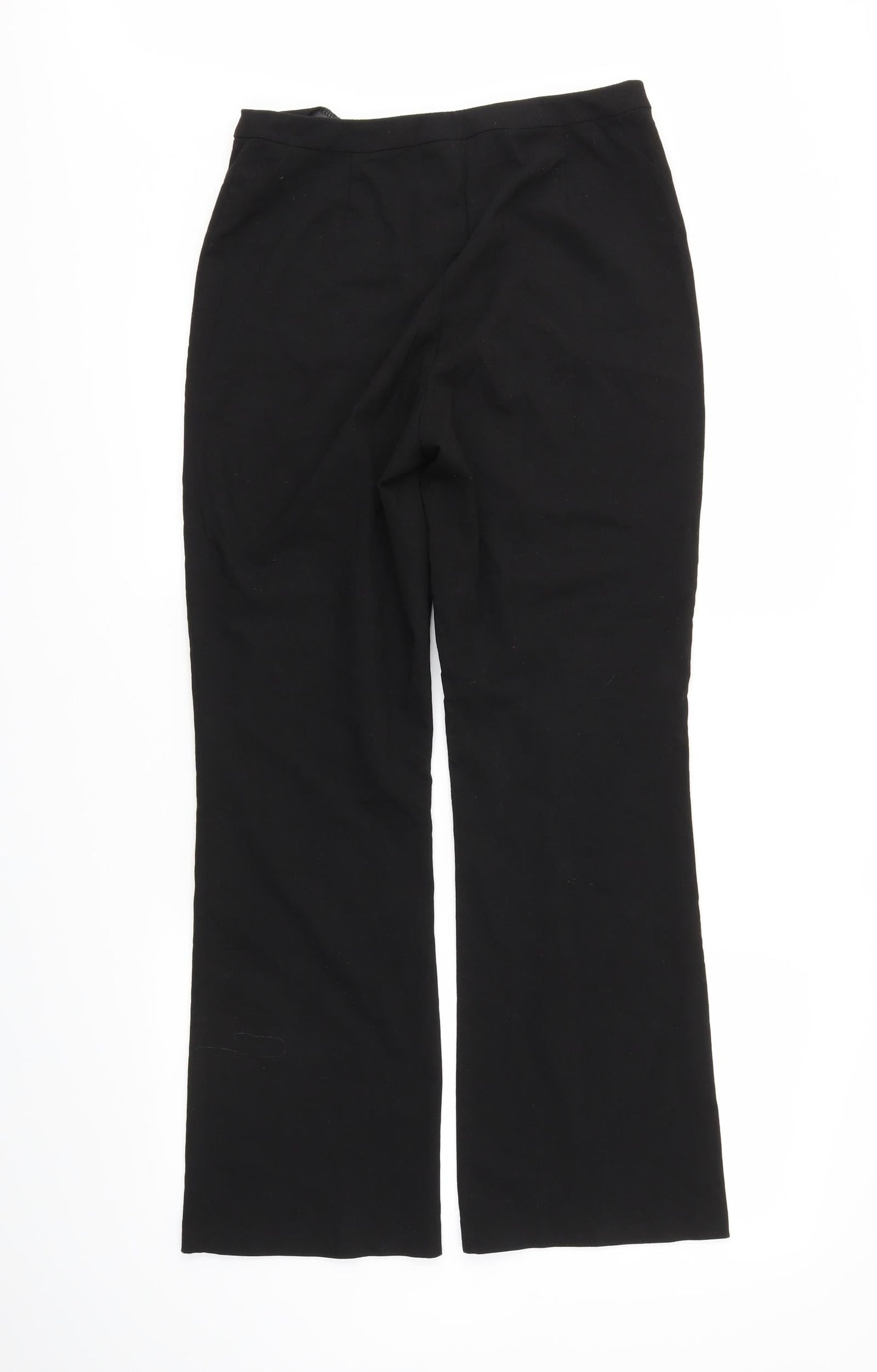 Style Womens Black   Trousers  Size 12 L28 in