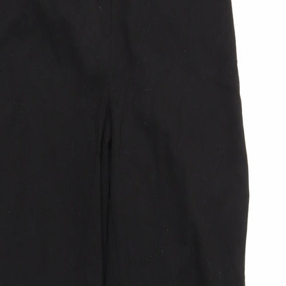 Style Womens Black   Trousers  Size 12 L28 in