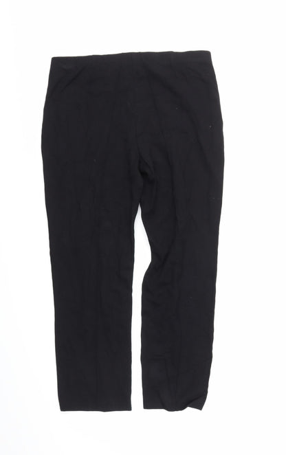 Barbara Womens Black   Trousers  Size 12 L22 in