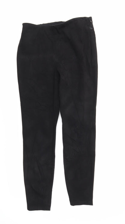 Womens UK Size 30 in Preworn Regular Fit  Black Trousers