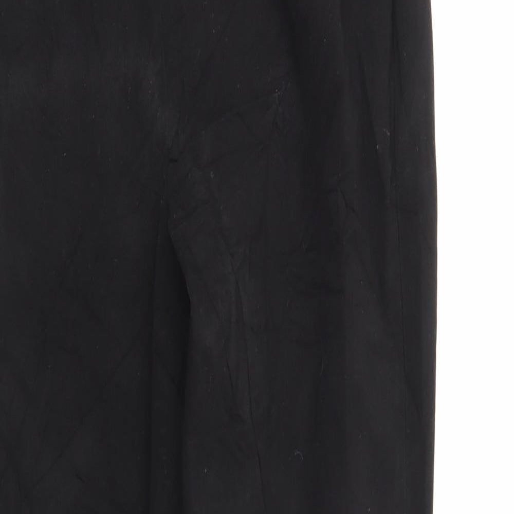 Womens UK Size 30 in Preworn Regular Fit  Black Trousers