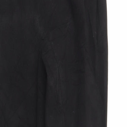 Womens UK Size 30 in Preworn Regular Fit  Black Trousers