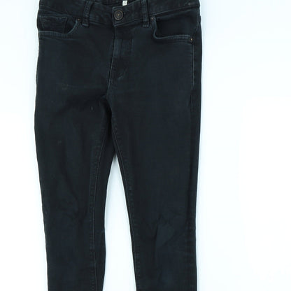 Womens UK Size 28 in Preworn Regular Fit Skinny Black Jeans