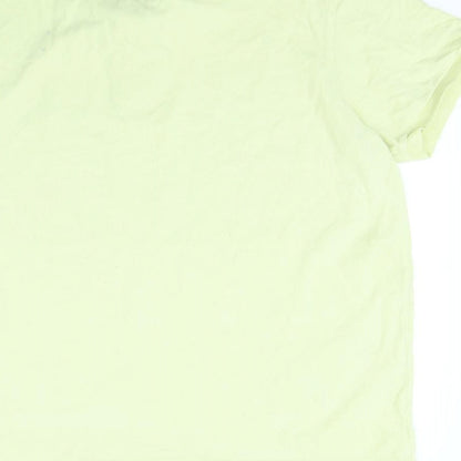 Pique Polo Mens Yellow    Polo Size 2XL