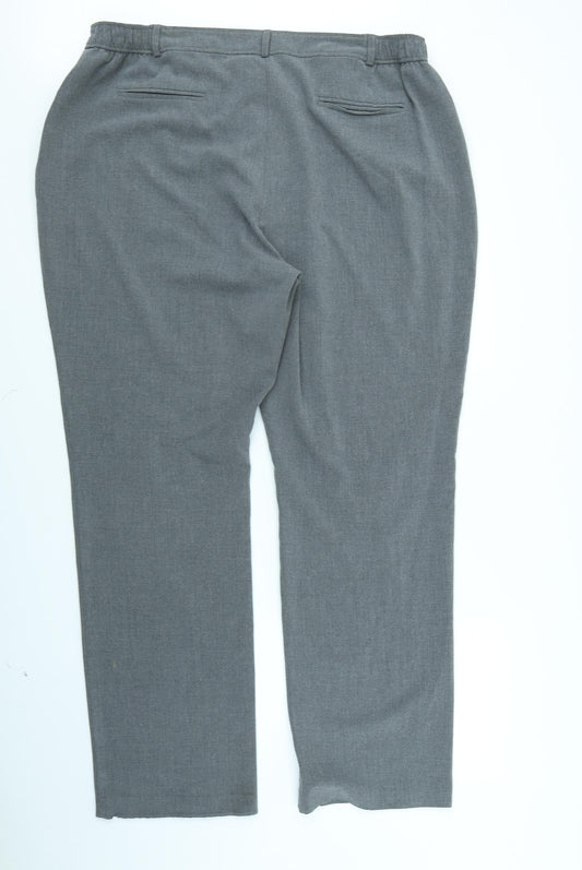Capsule Womens Grey   Dress Pants Trousers Size 20 L26 in