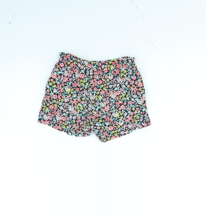 H&M Girls Multicoloured Floral  Culotte Shorts Size 2 Years