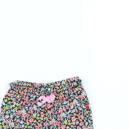 H&M Girls Multicoloured Floral  Culotte Shorts Size 2 Years