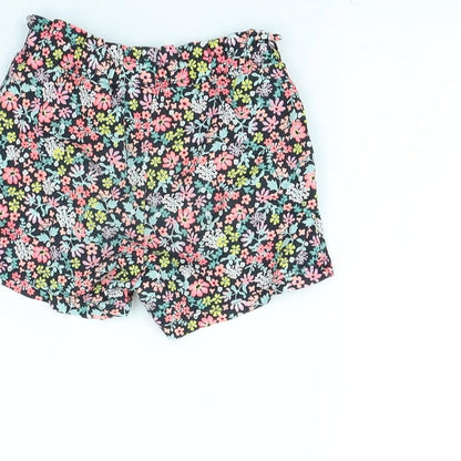 H&M Girls Multicoloured Floral  Culotte Shorts Size 2 Years