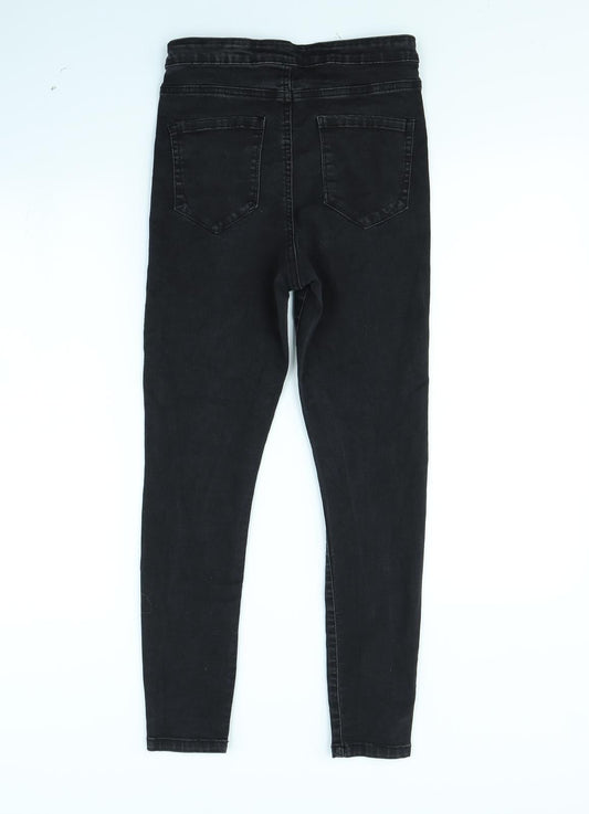 Denim & Co. Womens Black   Skinny Jeans Size 12 L29 in