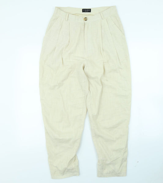 In the Style Womens Beige   Trousers  Size 28 in L28 in