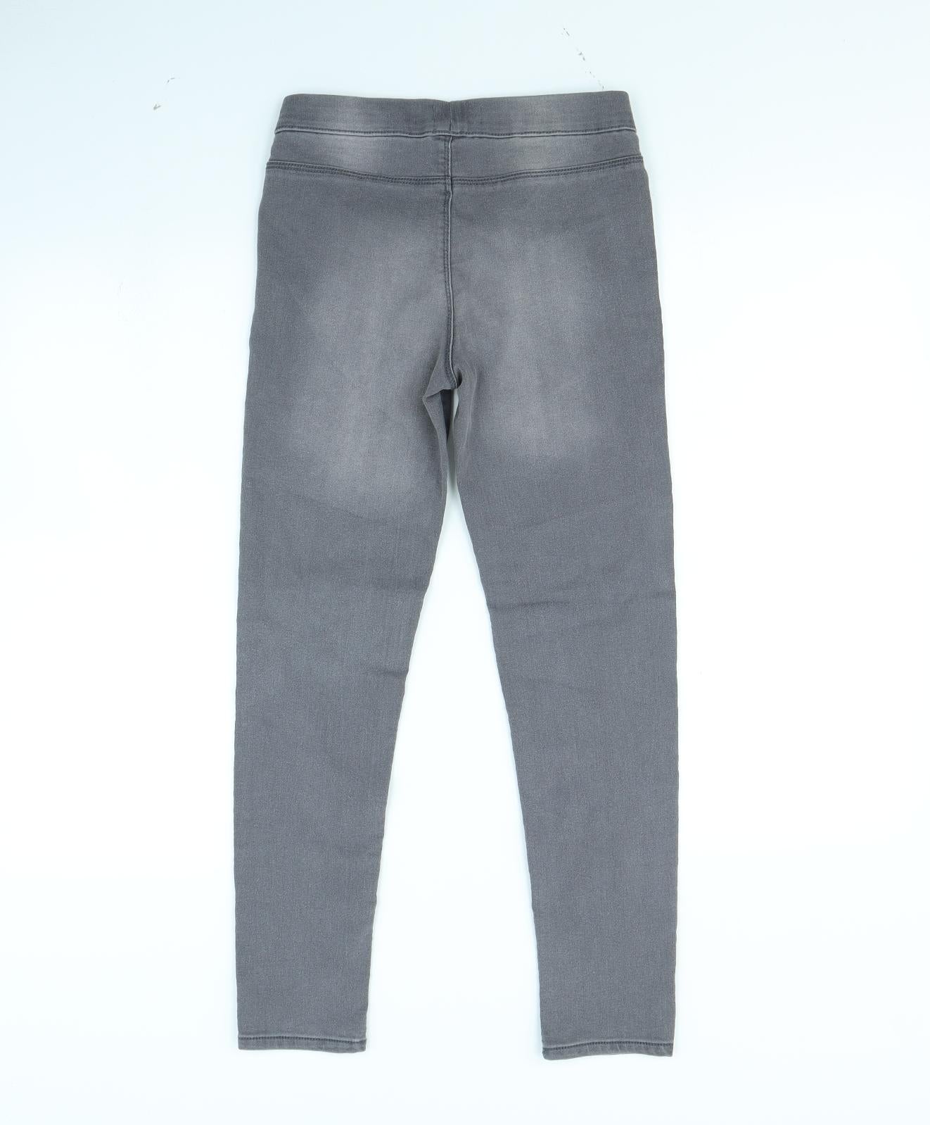 Miss Evie Girls Grey   Skinny Jeans Size 10 Years