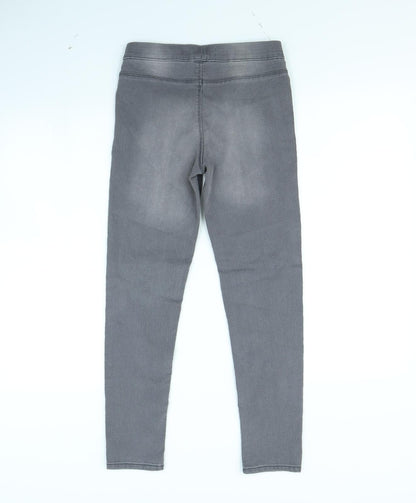 Miss Evie Girls Grey   Skinny Jeans Size 10 Years