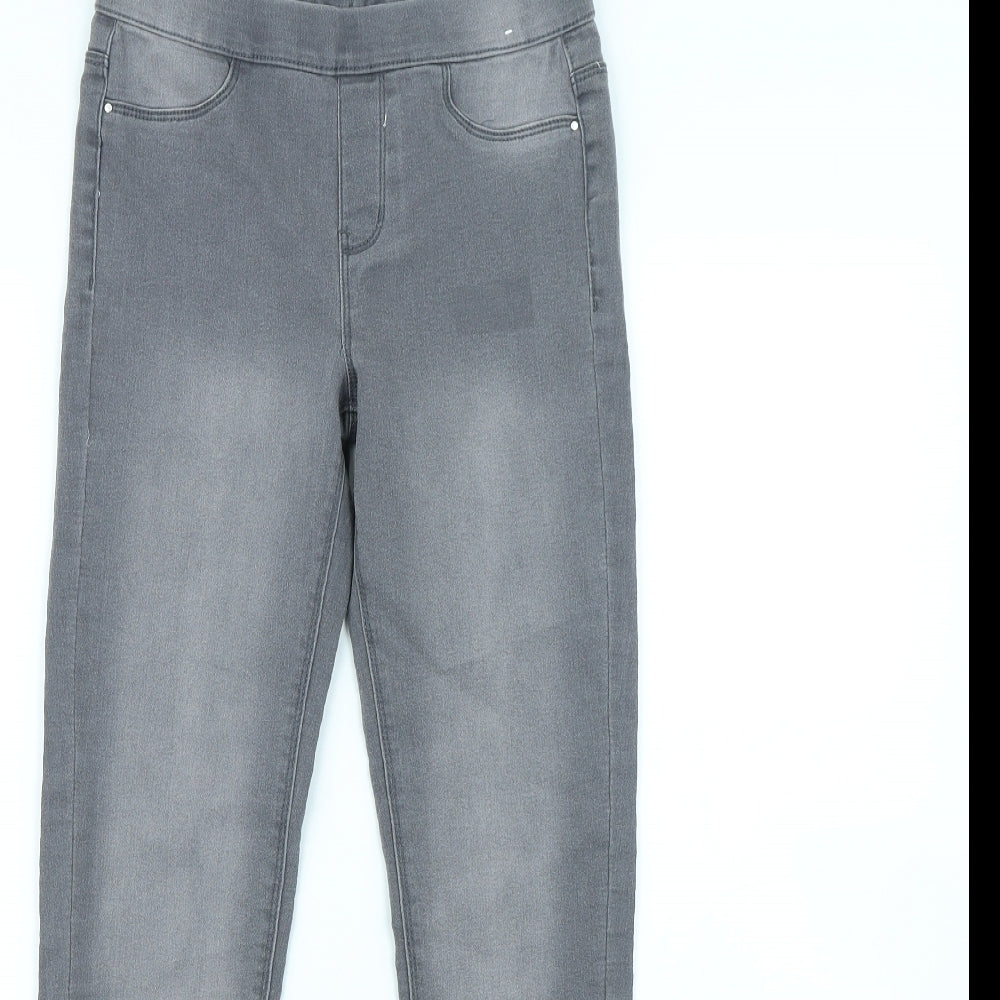 Miss Evie Girls Grey   Skinny Jeans Size 10 Years