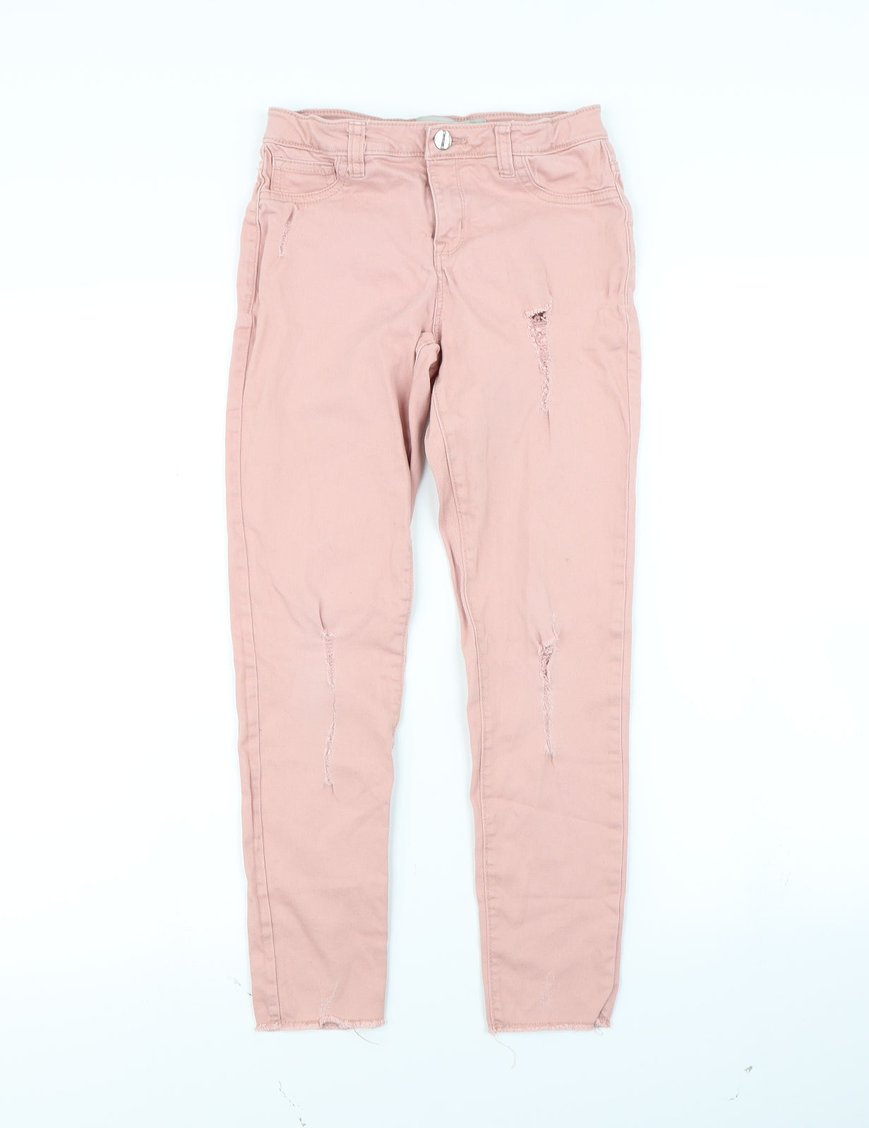 Denim & Co. Girls Pink   Skinny Jeans Size 10 Years