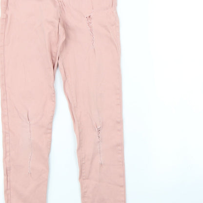 Denim & Co. Girls Pink   Skinny Jeans Size 10 Years