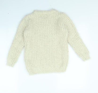 yd Girls Beige    Jumper Size 9 Years