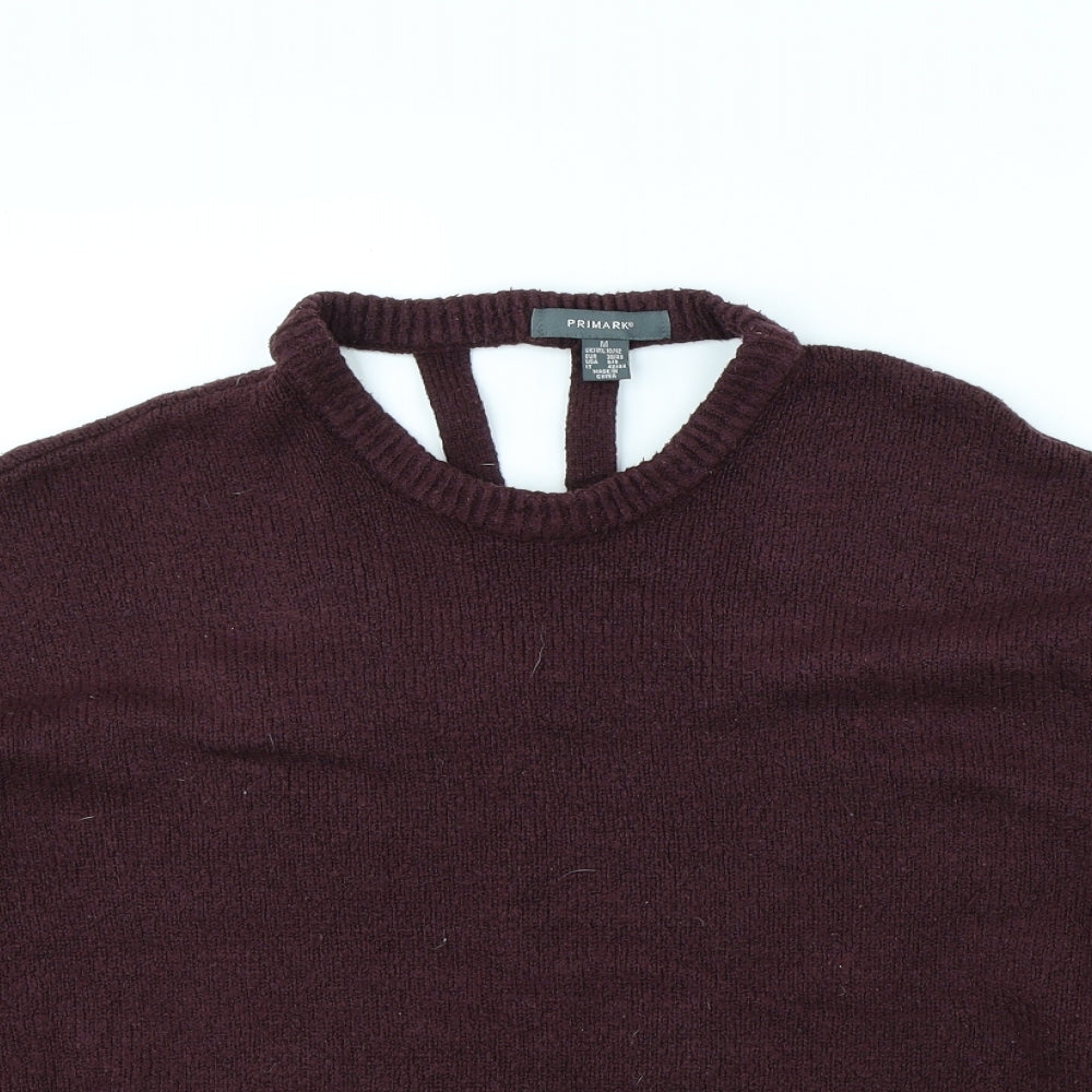 Primark Womens Purple   Pullover Jumper Size M