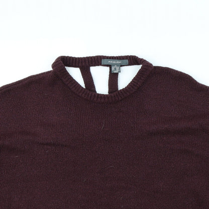 Primark Womens Purple   Pullover Jumper Size M