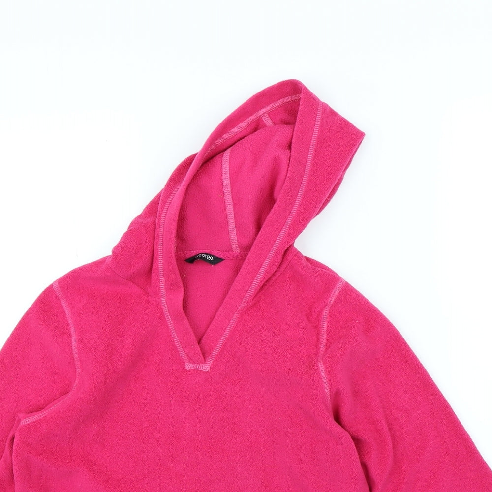 George Girls Pink   Pullover Hoodie Size 10 Years