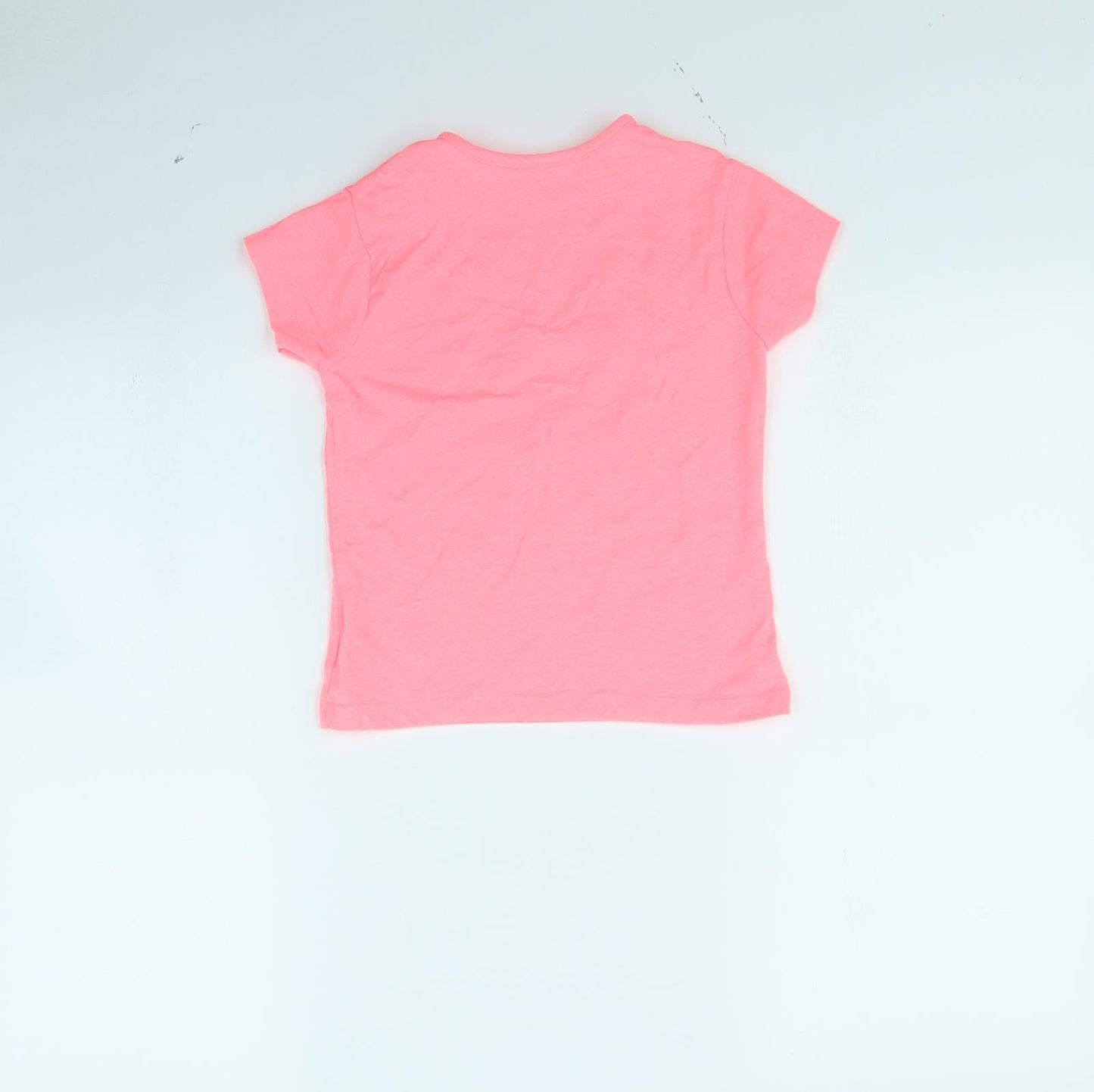 YD Girls Pink   Basic T-Shirt Size 7 Years