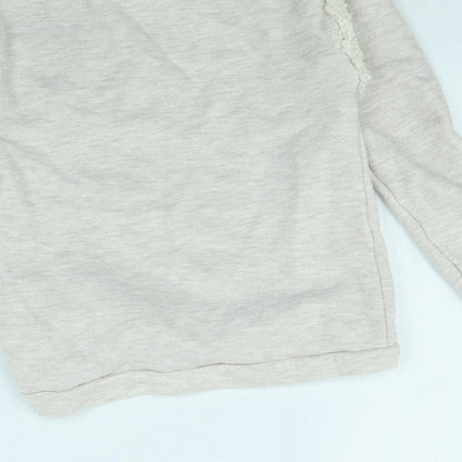 Nutmeg Girls Beige   Pullover Jumper Size 9 Years