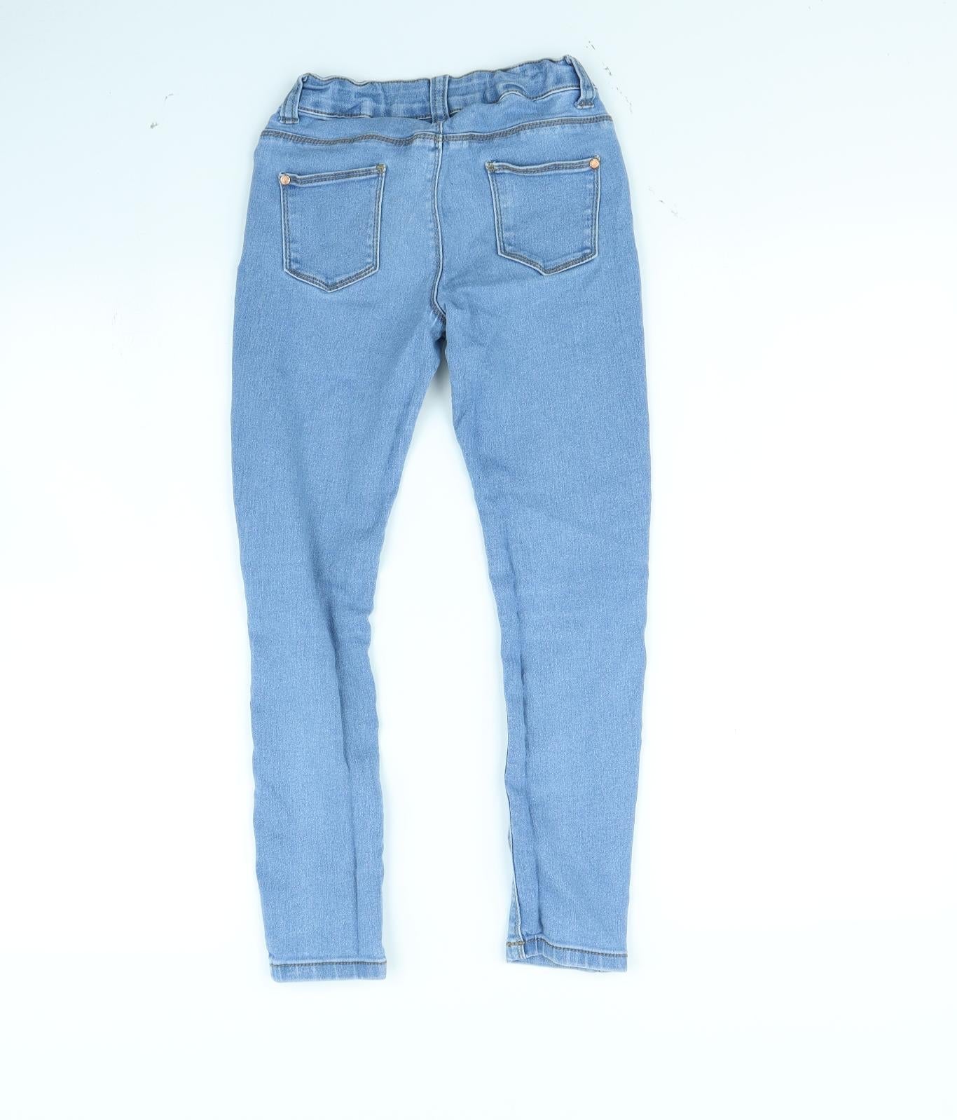 Denim & Co. Girls Blue   Straight Jeans Size 9 Years