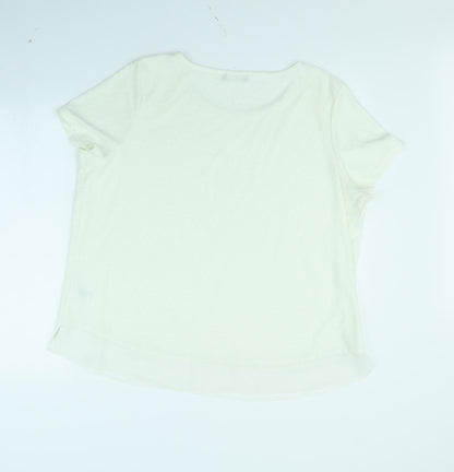 Papaya Womens Beige   Basic Blouse Size 20