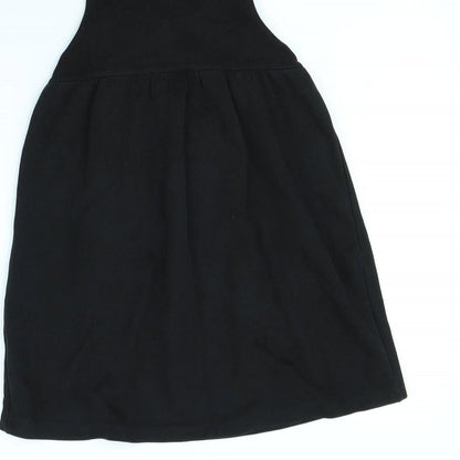 Top Class Girls Black   Pinafore/Dungaree Dress  Size 5 Years