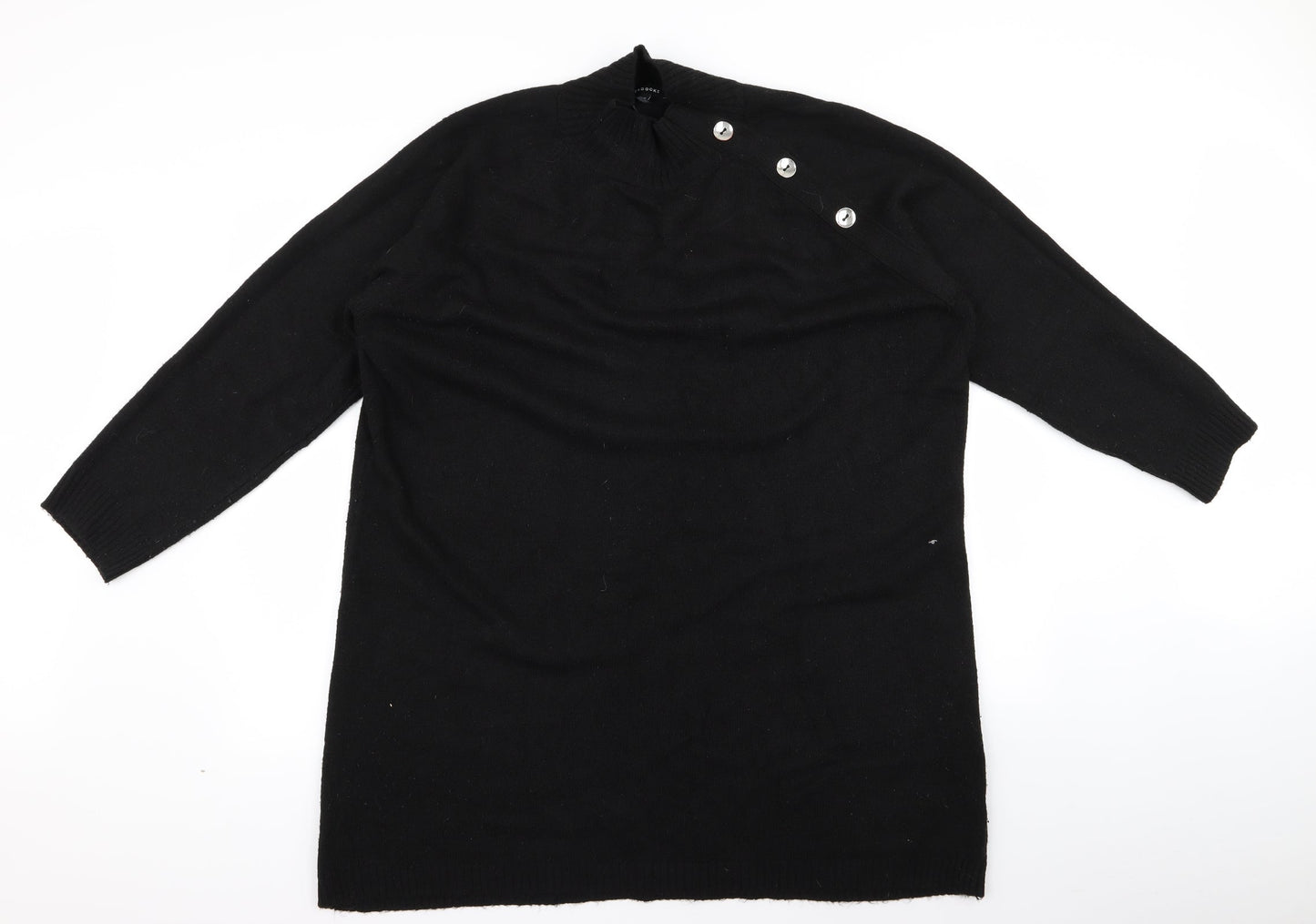 pracocks Womens Black   Pullover Jumper Size XL