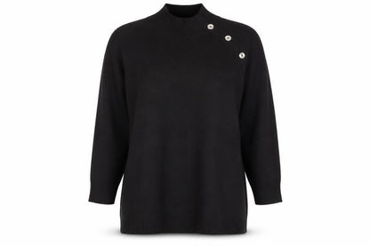 pracocks Womens Black   Pullover Jumper Size XL