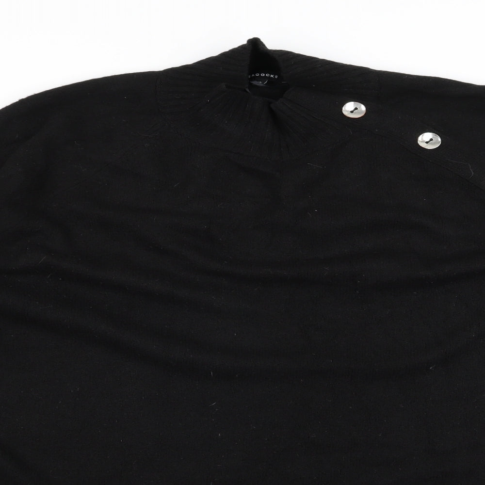 pracocks Womens Black   Pullover Jumper Size XL