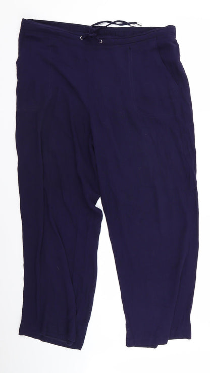 Classic Womens Blue   Trousers  Size 12 L26 in