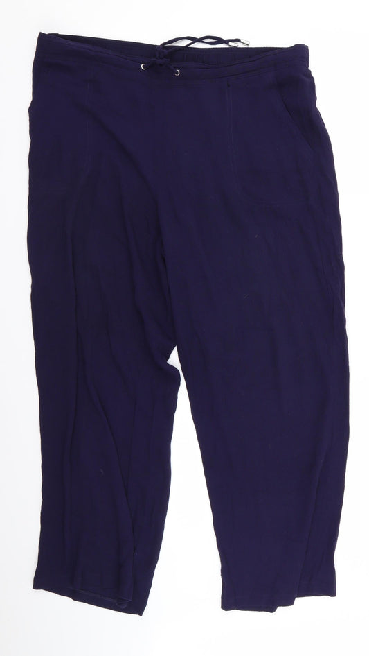 Classic Womens Blue   Trousers  Size 12 L26 in