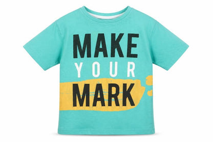 outft Boys Grey  Rayon Basic T-Shirt Size 2 Years  - make your mark