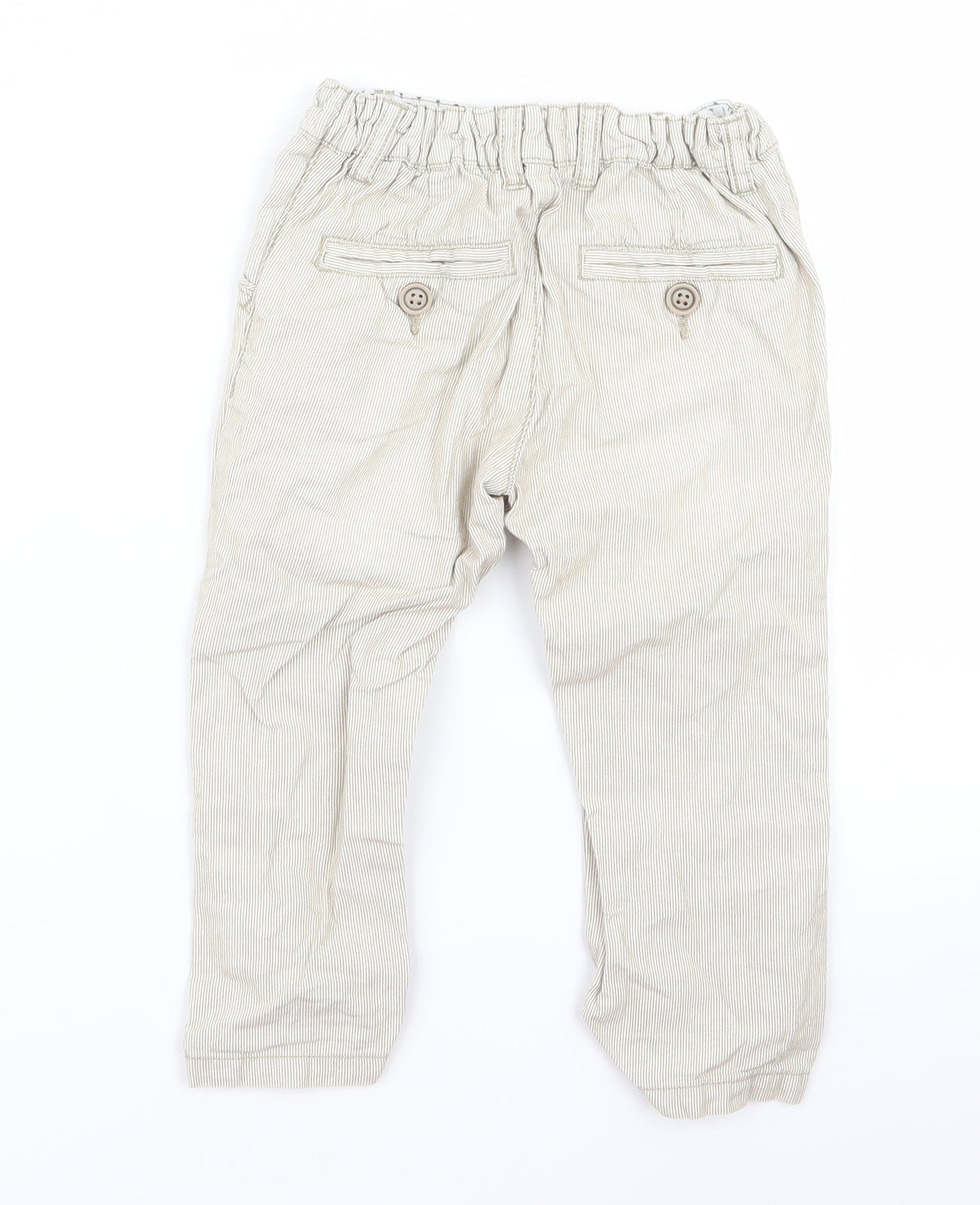 Preworn Baby Beige   Track Pants Trousers Size 12 Months