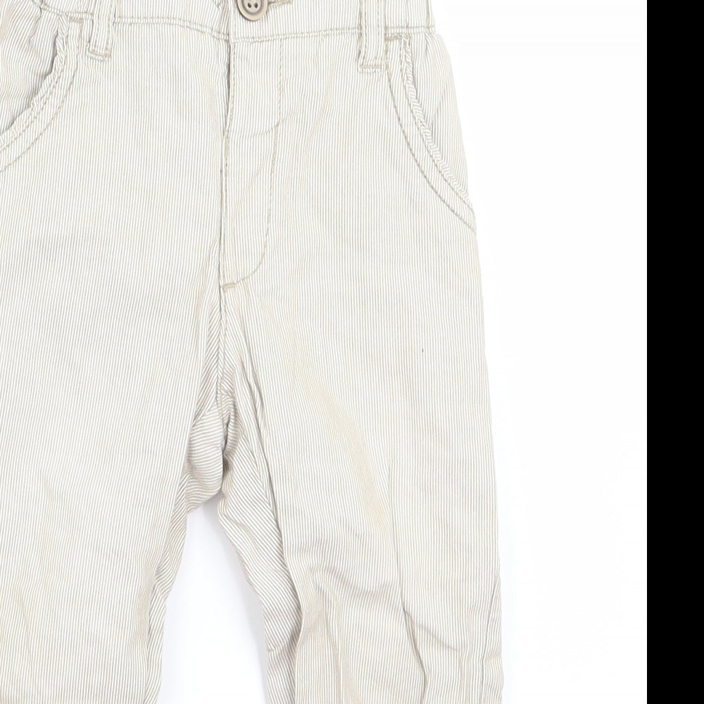 Preworn Baby Beige   Track Pants Trousers Size 12 Months