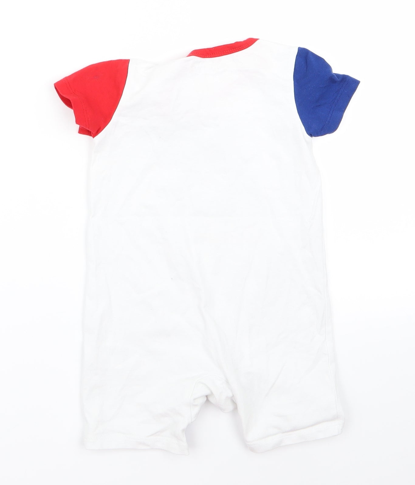 patpat Baby White   Babygrow One-Piece Size 12 Months  - 4th of july