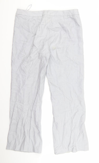 EAST Womens Grey   Trousers  Size 14 L32 in