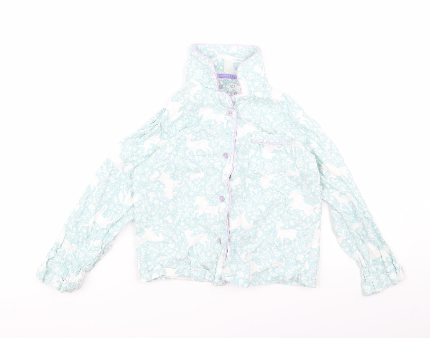 TU Girls Blue Animal Print  Cami Nightshirt Size 8 Years