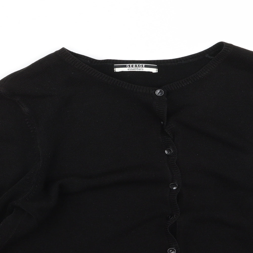 Womens UK Size 12 Preworn Black Jacket