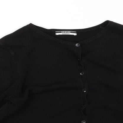 Womens UK Size 12 Preworn Black Jacket